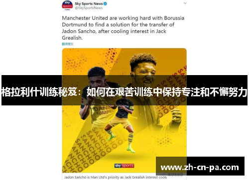 格拉利什训练秘笈：如何在艰苦训练中保持专注和不懈努力